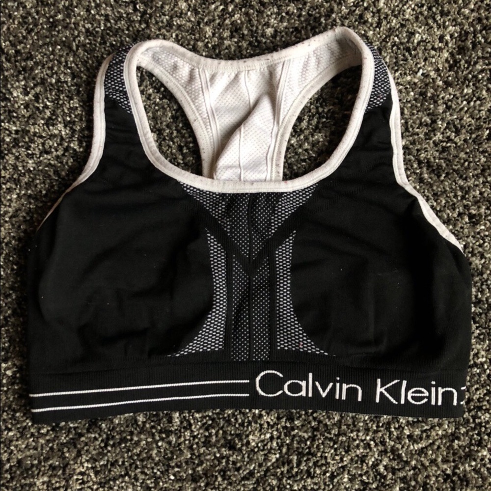 calvin klein sports bra